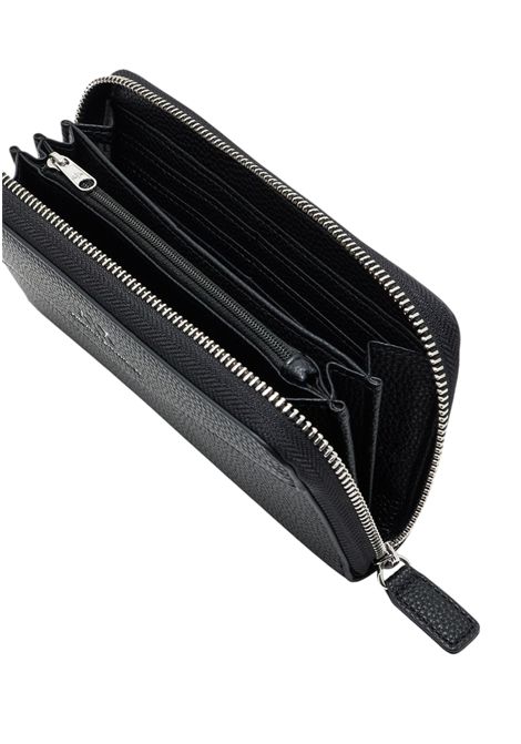 Portafoglio zip around con impuntura sagomata ARMANI EXCHANGE | Portafogli | 948068 CC78300020